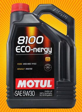 摩特机油 8100 ECO-NERGY 5W-30 进口酯类全合成汽车发动机润滑油