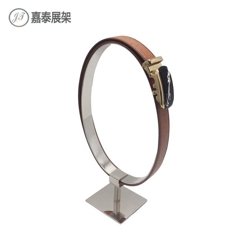 厂家定做立式皮带架皮带展示架皮带不锈钢架