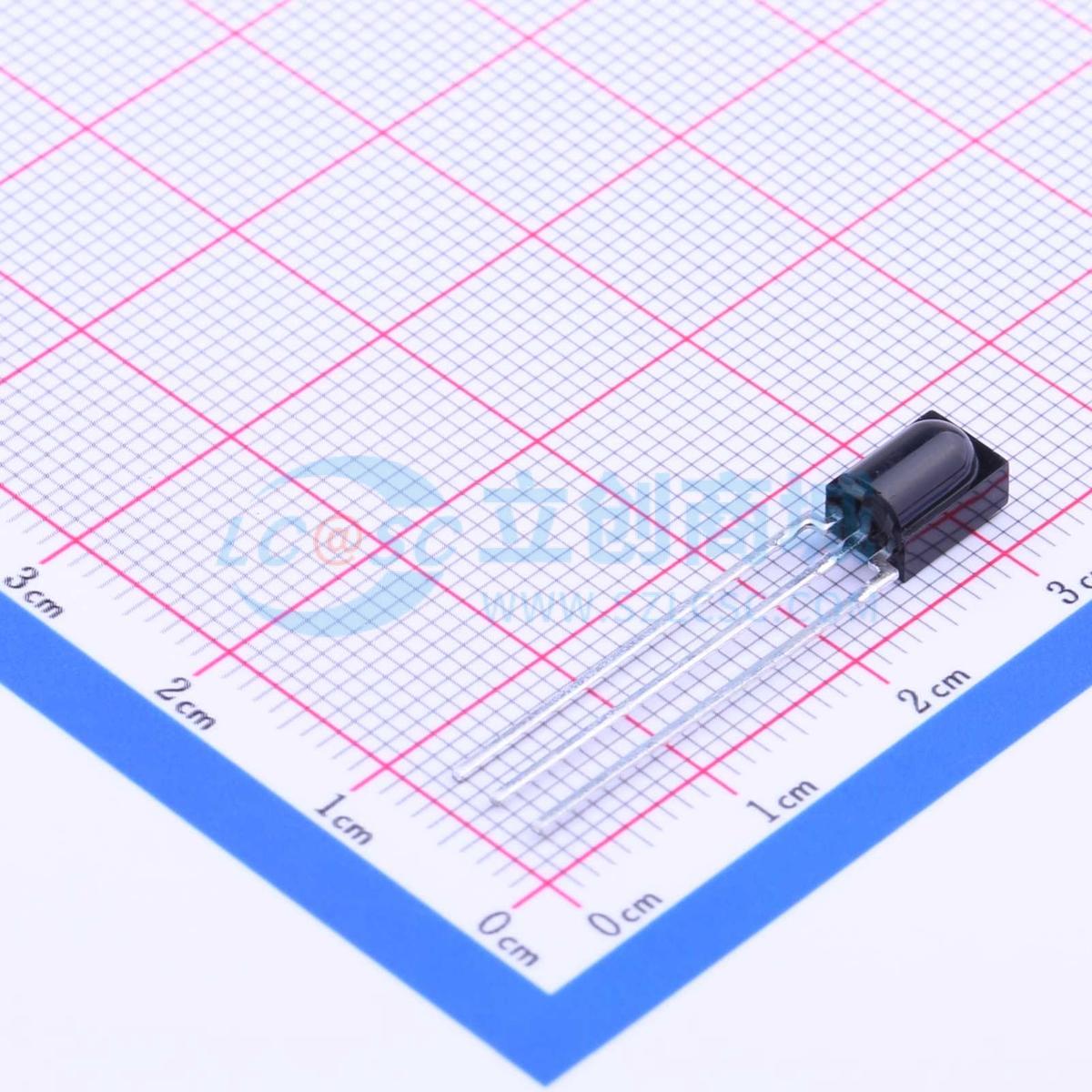 红外遥控接收头(IRM) TSSP58038 SIP-3-2.54mm 25m 电子元器件