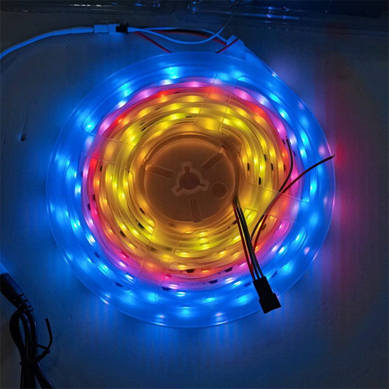低压12v幻彩5050led灯带套管户外防水套装氛围rgb幻彩吸塑装饰