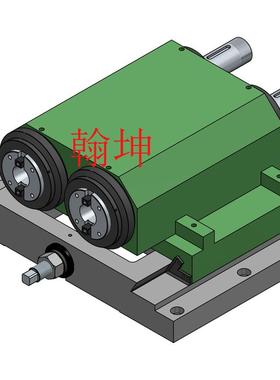 供应台湾翰机床多工位非标组合坤bt40精密主轴动力头sr60-nt40