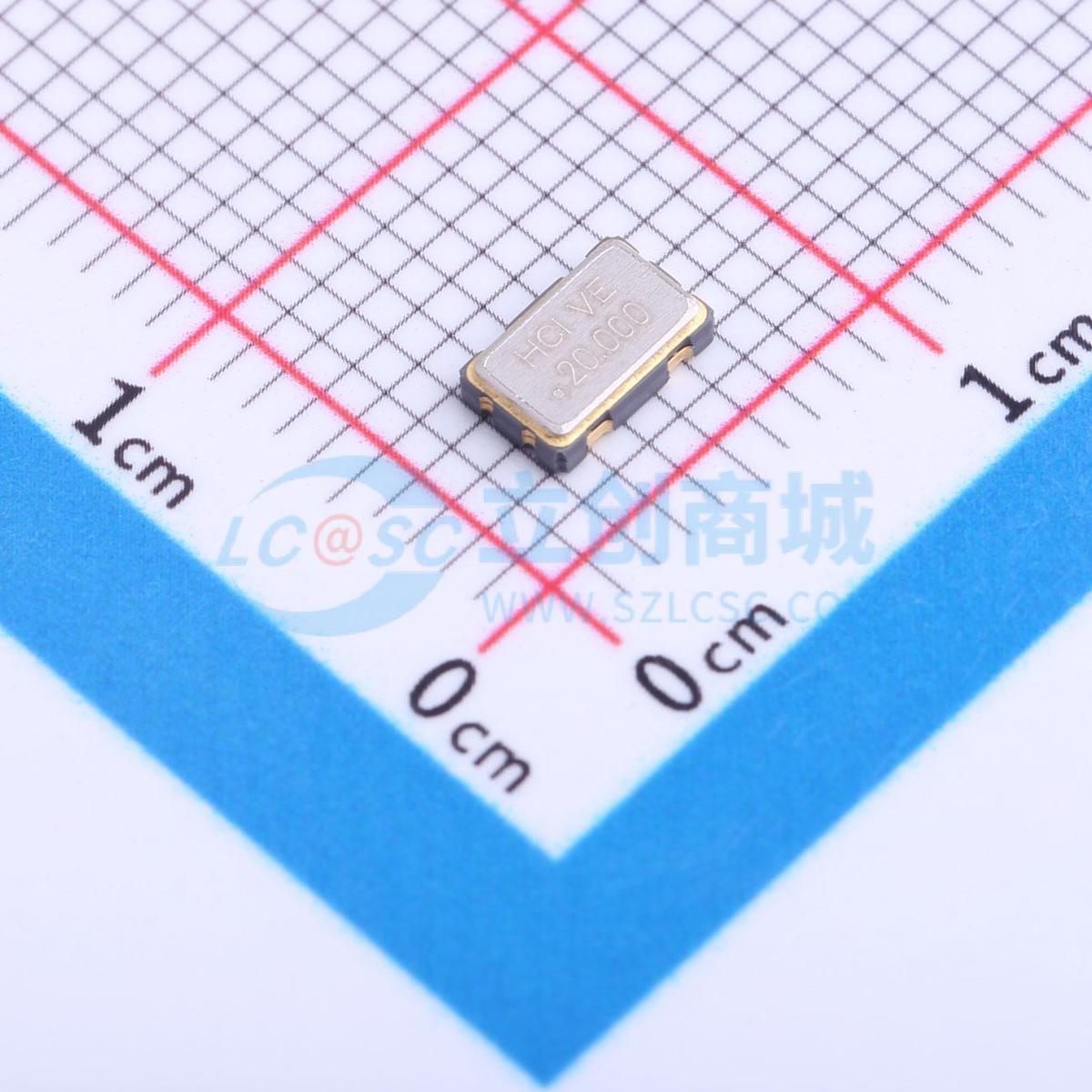 有源晶振 CO53H4-20.000-33GDTSN SMD5032-4P 20MHz ±10ppm 原装