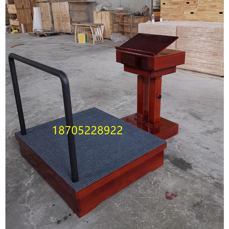 乐队指挥台音乐教室伸缩移动合唱舞台台三层折叠阶梯实木合唱厂家