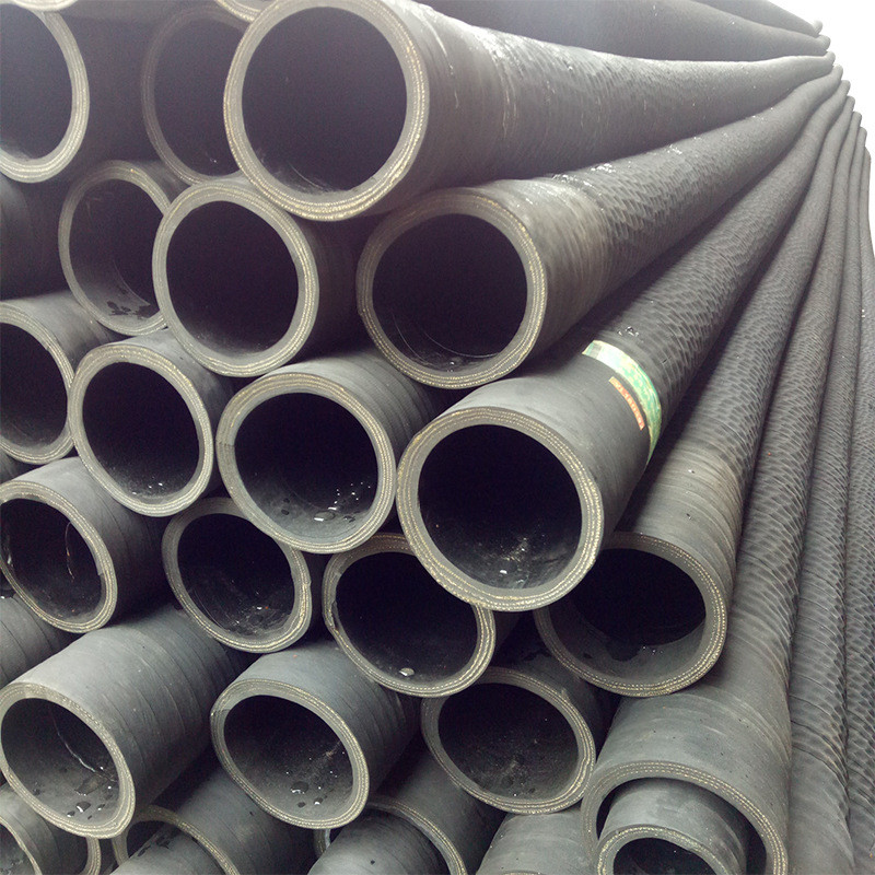 黑色钢丝缠绕胶管水利工程用胶管橡胶管加厚橡胶钢丝软大口径