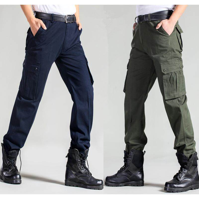 工装裤男士纯棉下装宽松结实耐磨工作服工厂春秋劳保多口袋电焊裤,男装,工装制服,淘宝优惠券,粉丝福利购,淘宝优惠卷
