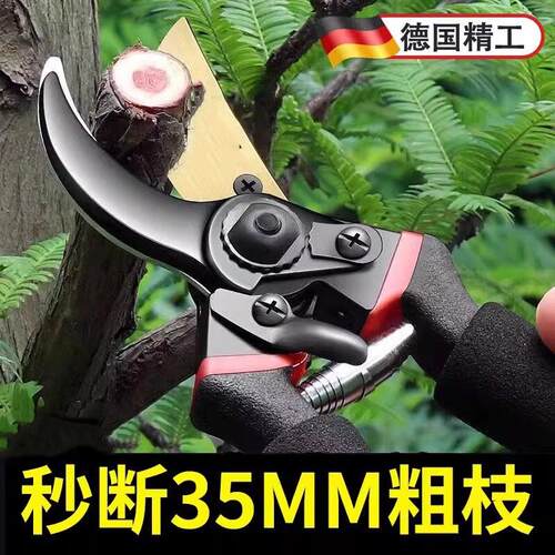 德国精工高碳钢园艺剪剪枝嫁接