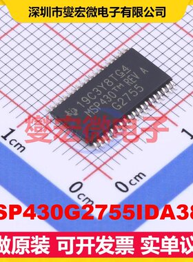 MSP430G2755IDA38R TSSOP-38-6.1mm MCU/MPU/SOC微处理器控制器