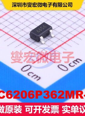 XC6206P362MR-G SOT-23-3L 线性低压差（LDO）电压调节器 电源管