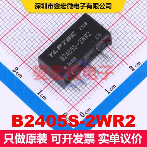 B2405S-2WR2 SIP,19.5x7mm DC-DC转换器 电源模块 电源