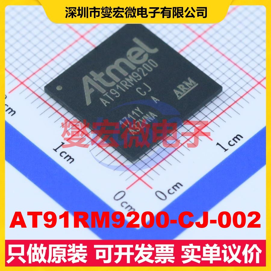AT91RM9200-CJ-002 BGA-256 MCU/MPU/SOC微处理器控制器