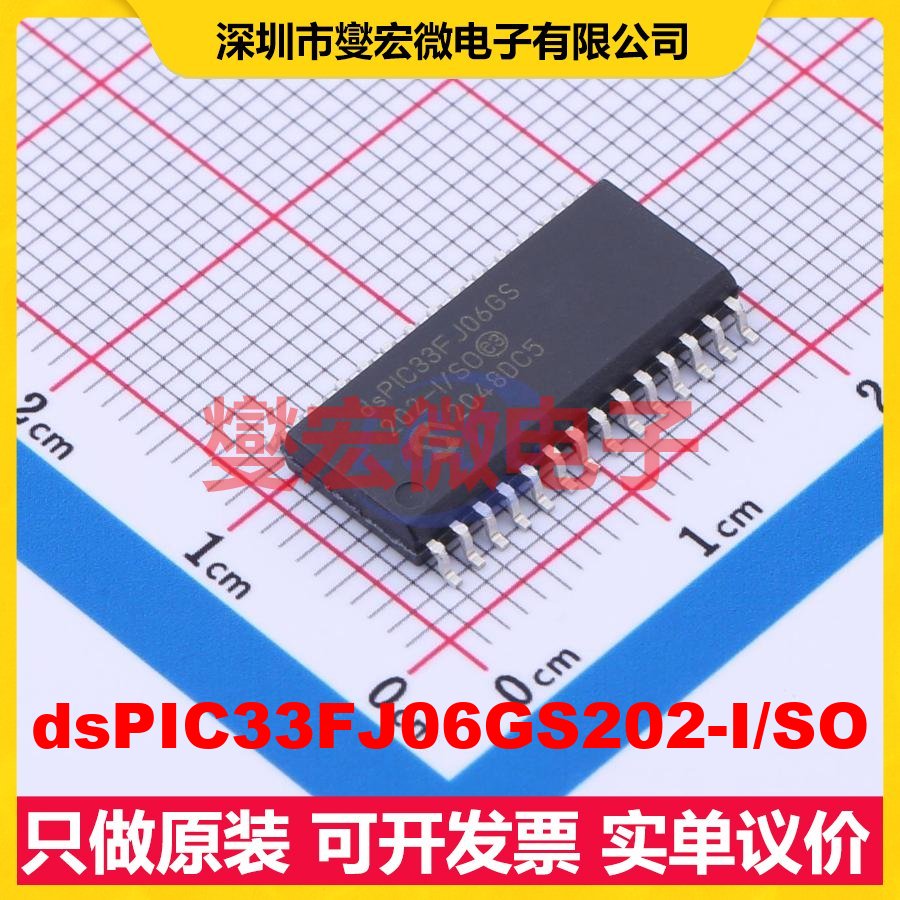 dsPIC33FJ06GS202-I/SO SOIC-28-300mil DSP/DSC数字信号处理器