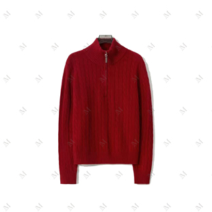 【M珈】”拉夫毛衣“绵羊毛高领绞花衫超细美利奴羊毛奢牌感百搭