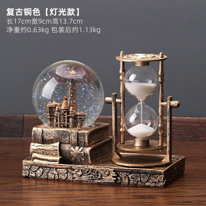 复古沙漏计时器雪花水晶球音乐盒生日礼物女生创意文艺范礼品实用,家居饰品,音乐盒,淘宝优惠券,粉丝福利购,淘宝优惠卷