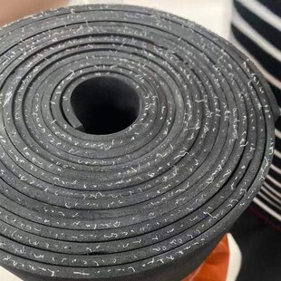 夹布橡胶板黑色耐磨橡胶皮垫夹线抗撕拉减震叉车铺地专用胶垫