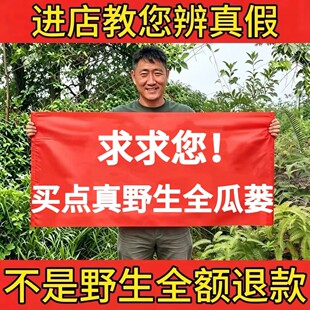 野生全瓜蒌中药材500g正品新货个头饱满大瓜蒌籽仁球瓜蒌丝无硫熏