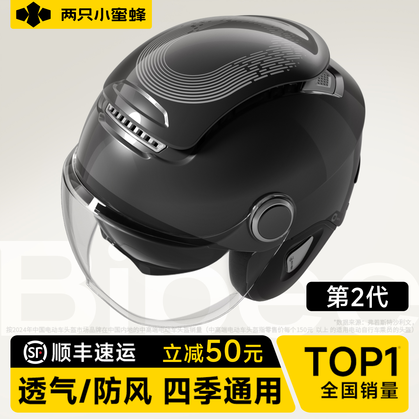 两只小蜜蜂天窗头盔2代