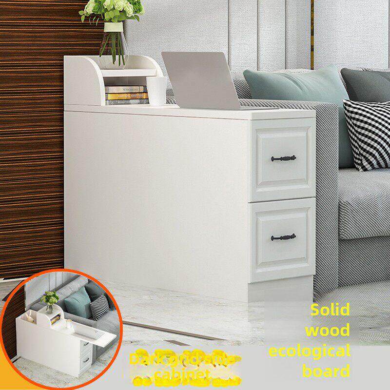 客厅欧式实木沙发边柜侧边柜边几窄缝隙柜轻奢中间小茶几角几扶手