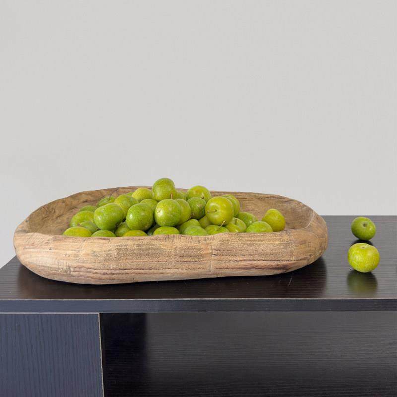 侘寂风木质茶几水果盘覆古果篓家用民宿软装高级感长方形托盘摆件,家居饰品,果盘/果篓,淘宝优惠券,粉丝福利购,淘宝优惠卷