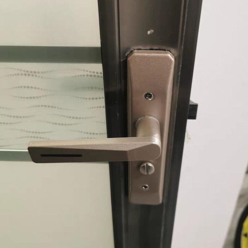 单舌厕所门锁玻璃门锁厨房卫生间执手锁卫浴门锁铝合金洗手间门锁