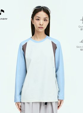 ALLREADAY新奇天速干T恤女款长袖徒步户外打底速干衣透气2025新款