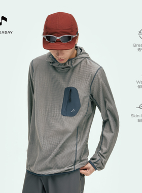 ALLREADAY新奇天 户外抓绒衣男一日徒步内胆套头衫2025新款春季