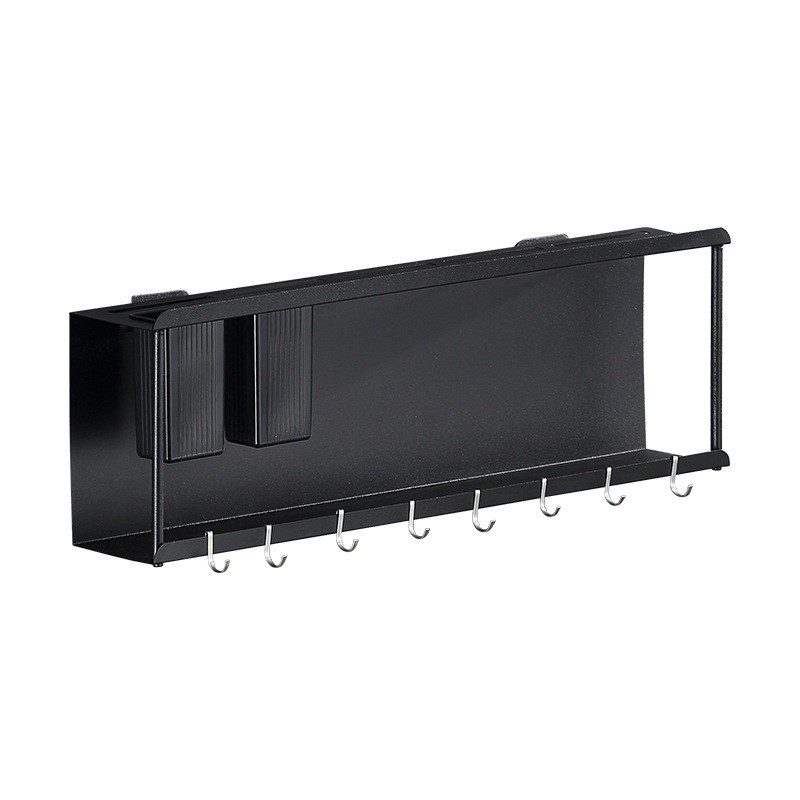 厨房置物架免打孔多层调味品壁挂式收纳架多功能刀架不锈钢调料架