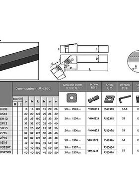通会车床数控车削刀具45度P类外圆车刀杆PSSNR/L 2525M12/3232P15