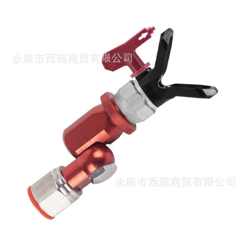 涵轩高压无气喷涂机配件喷枪万向头喷嘴转接头喷枪转向头,机械设备,涂装设备,淘宝优惠券,粉丝福利购,淘宝优惠卷