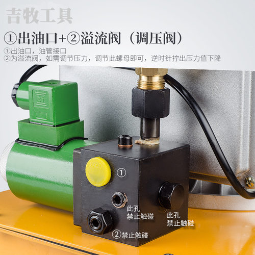 电动液压泵带单电磁阀DB150-D1 液压泵站超高压单回路液压机1.5Kw