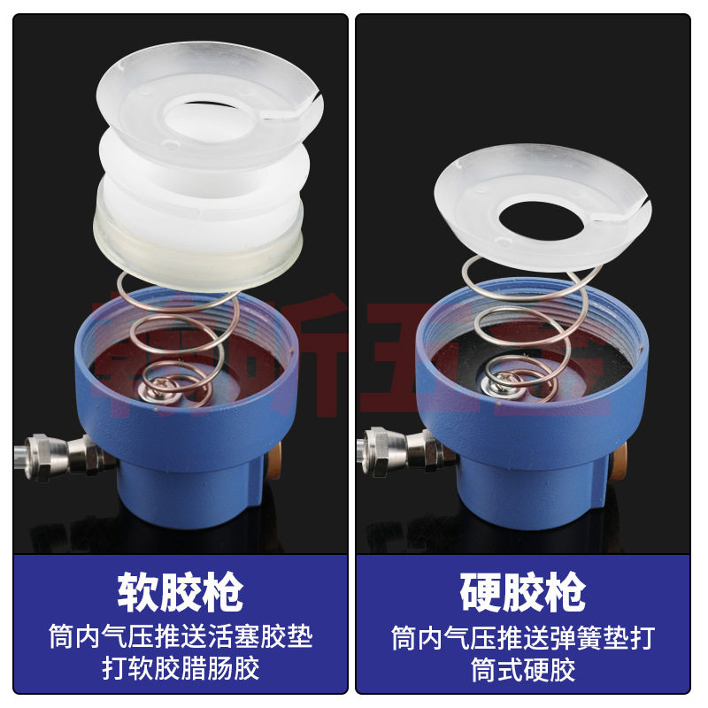 欧维尔筒装硬胶310ml气动玻璃硅胶枪/发泡压胶枪/堵缝枪调速OW-Q3