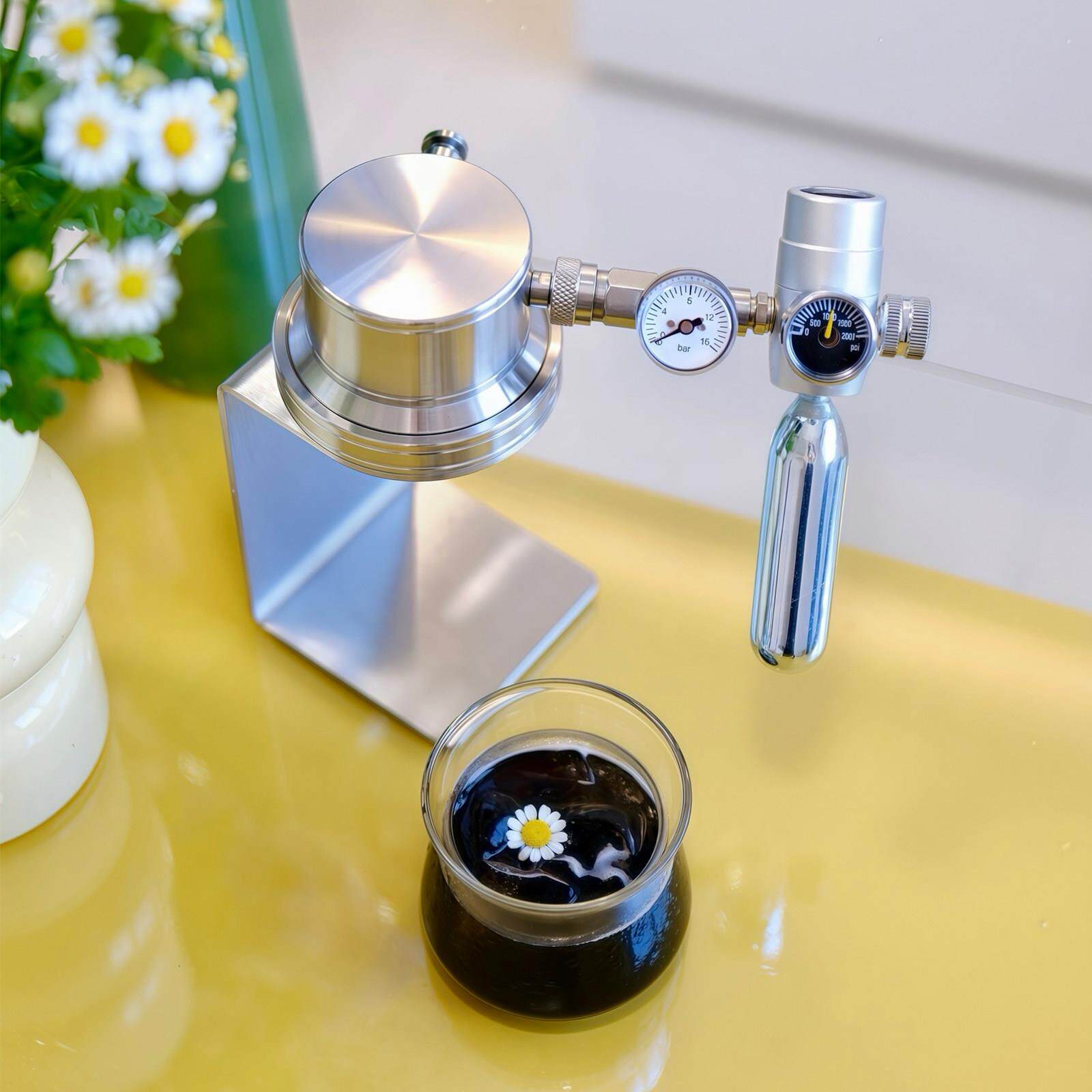 CAFEXI气动便携咖啡机 不锈钢迷你咖啡机户外手动现磨咖啡机