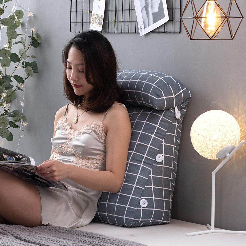 卧室床头软包榻榻米三角靠垫床上大靠枕客厅沙发抱枕护腰大靠背垫,居家布艺,床头靠垫,淘宝优惠券,粉丝福利购,淘宝优惠卷