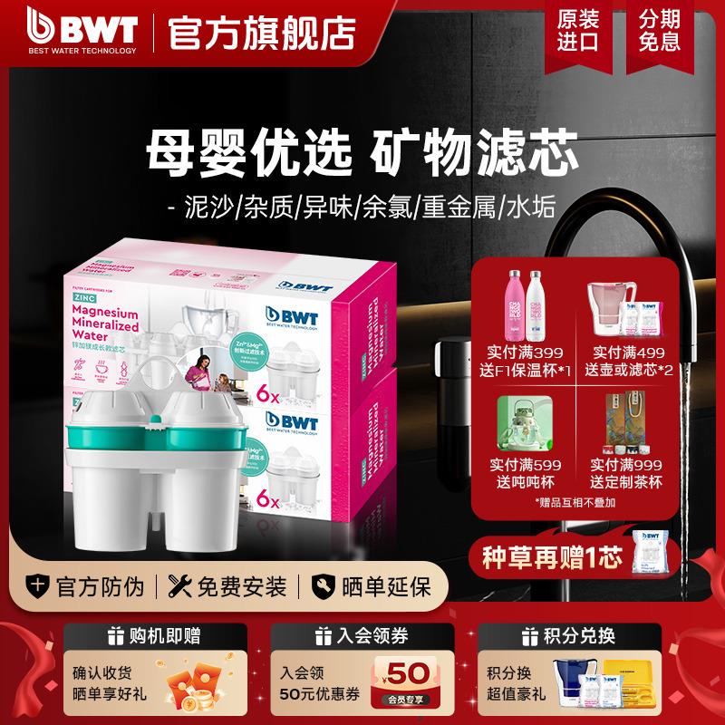 BWT倍世原装进口净水壶过滤水壶净水器通用碧然德镁+锌离子滤芯