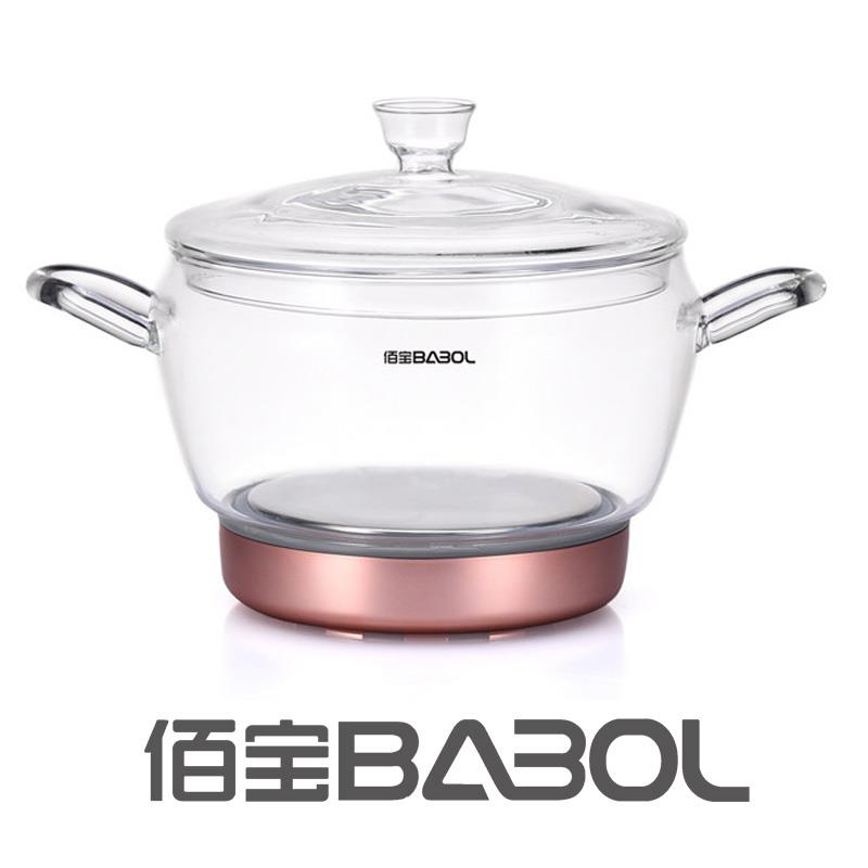 佰宝DCH-901套装自动加水消毒锅玻璃壶体养生双炉自动旋转套装