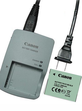 适用佳能IXY 25 ixy930 IS SD1200 SD1300照相机电池+充电器NB6L