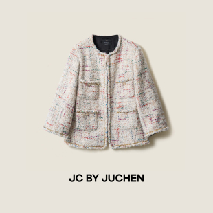 黑标线 FW074845 御用手工坊粗花呢延续奢牌廓形香风外套