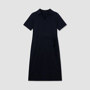 连衣裙 SS044233 莱赛尔三醋酸POLO短袖 R0W风立裁显瘦夏季