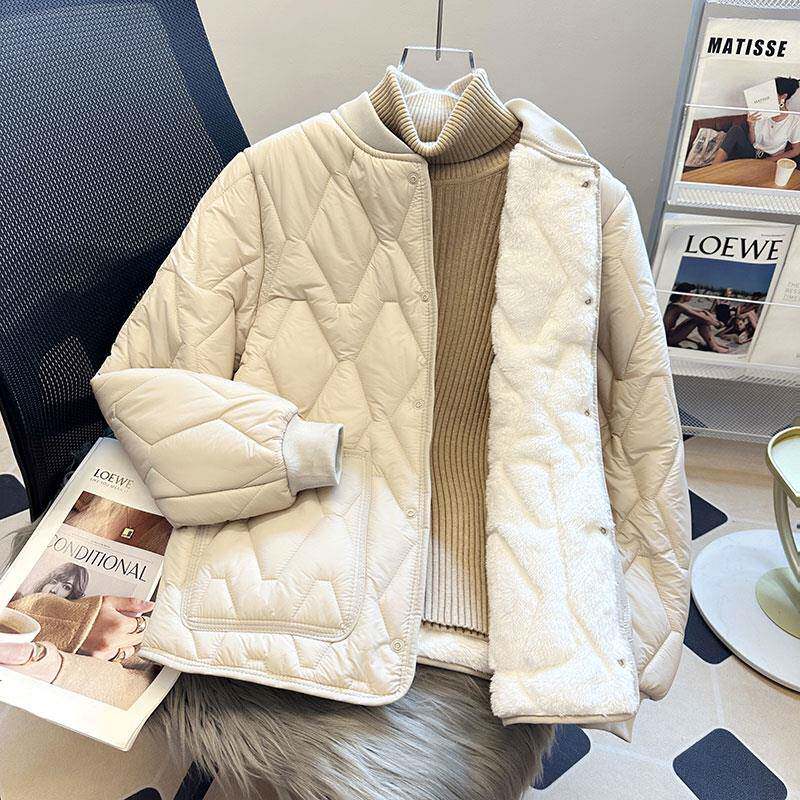 校服神器内胆羽绒棉衣男加绒加厚教师内穿棉服学生内搭小棉袄外套