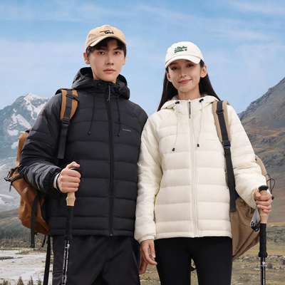 【鸭鸭】秋冬新品男女轻薄排骨羽绒服