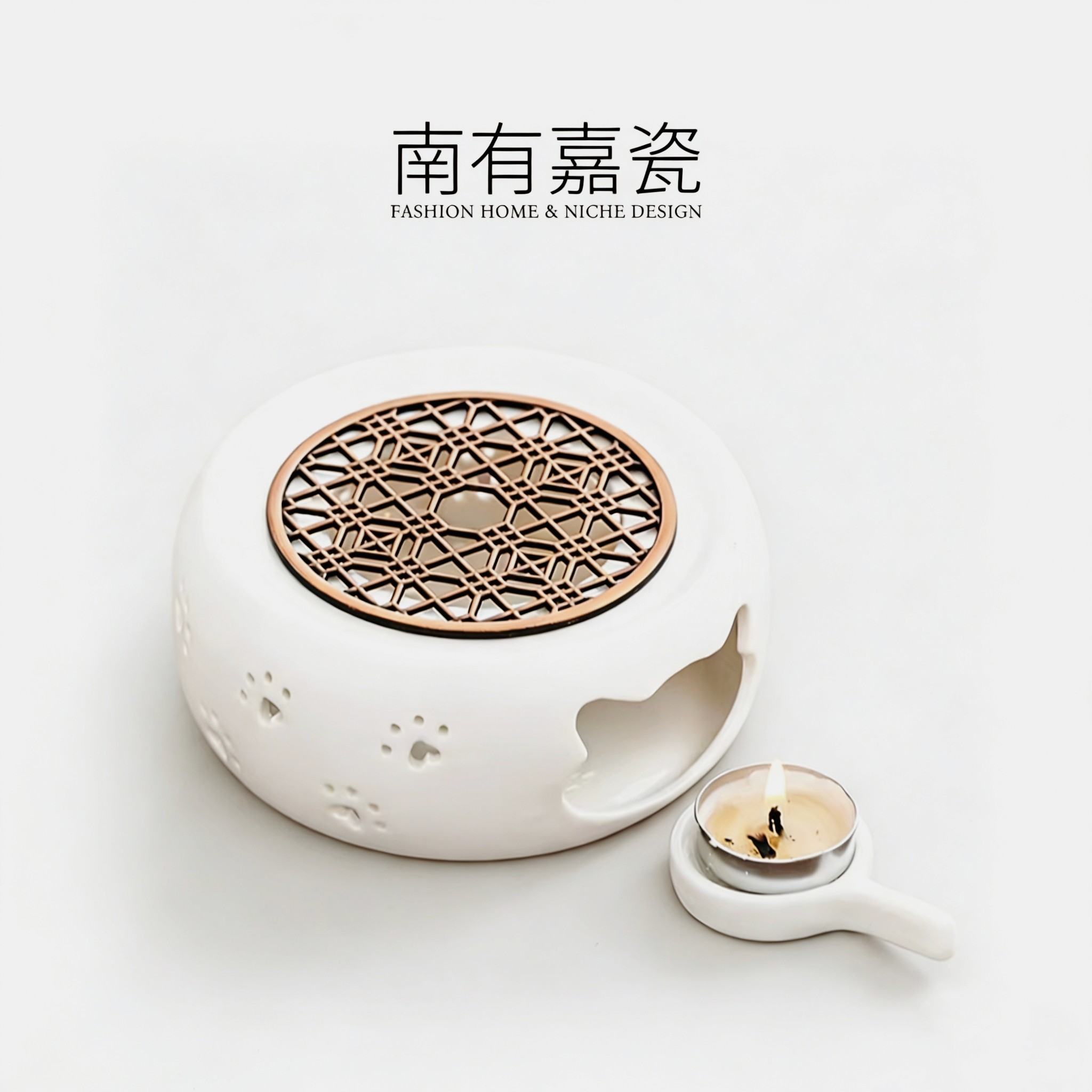 暖茶温茶炉花茶壶蜡烛煮茶炉陶瓷底座加热炉保温明火烤橘子煮茶器,餐饮具,煮茶炉,淘宝优惠券,粉丝福利购,淘宝优惠卷