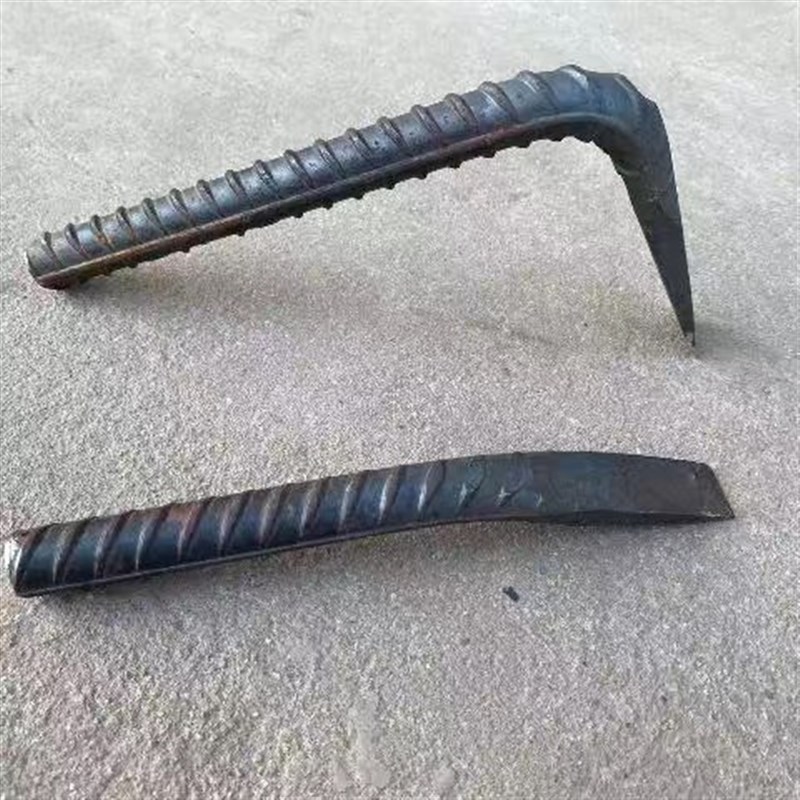 螺纹钢撬棍头木工拆模撬棒头扁头撬杠翘棍翘棒头铝模专用工具大全