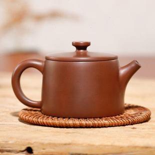 家用漫山壶手工紫砂建水紫陶瓷泥兴陶茶具 广西钦州坭兴陶茶壶套装
