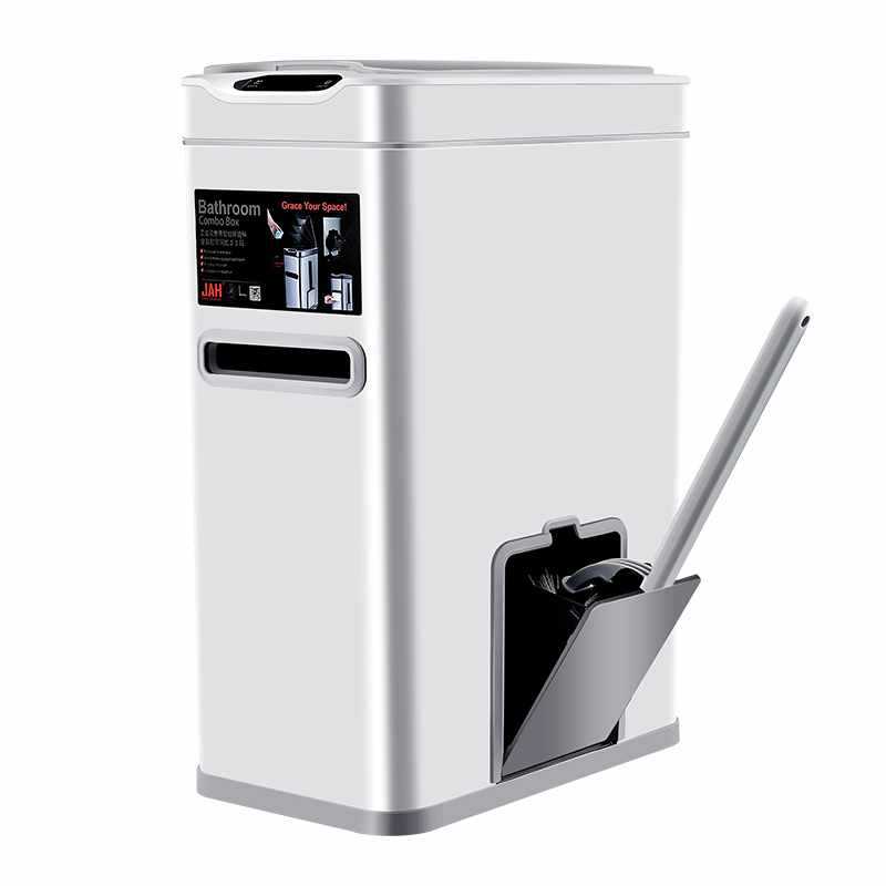 厕所纸巾盒卫生间家用洗手间抽纸盒防水免打孔手纸盒二合一垃圾桶