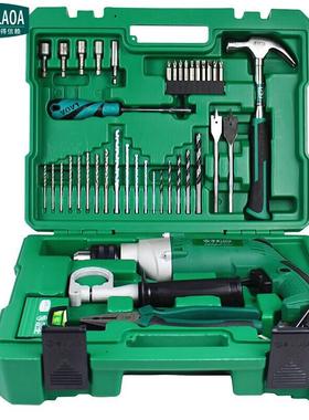 老A(LAOA)50件套冲击钻多功能家用五金工具组套 LA415513
