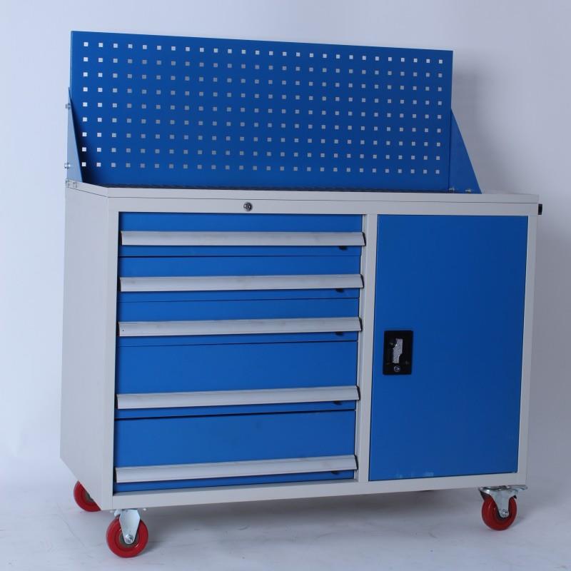 移动手推车多功能抽屉式工具柜 车间零件柜汽车维修组合工具柜