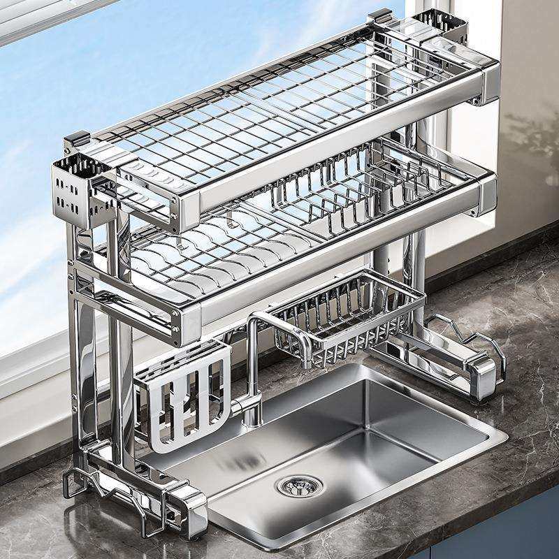 不锈钢厨房水槽置物架水池多功能碗碟收纳架洗碗池放碗盘沥水碗架,橡塑材料及制品,亚克力管/有机玻璃管,淘宝优惠券,粉丝福利购,淘宝优惠卷