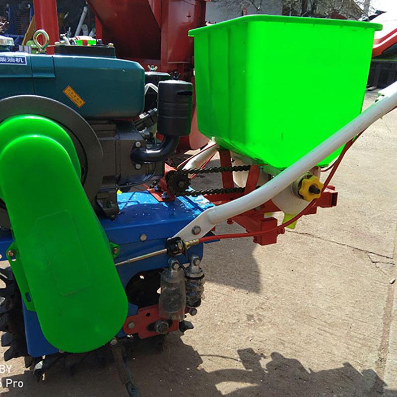 加厚型便携式大豆播种机 手扶花生播种机 新品大马力播种机