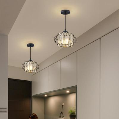 嵌入式水晶过道灯走廊灯 吸顶灯LED北欧风格个性创意小吊灯玄关灯