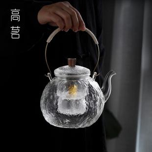 玻璃煮茶壶家用全自动耐高温煮茶器泡茶提梁烧水壶电陶炉专用 日式