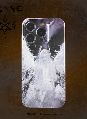 Siouxsie光影天使设计感手机壳适用于苹果15Pro原创iphone14proMax手机壳12/11磨砂13mini艺术的菲林小众ins